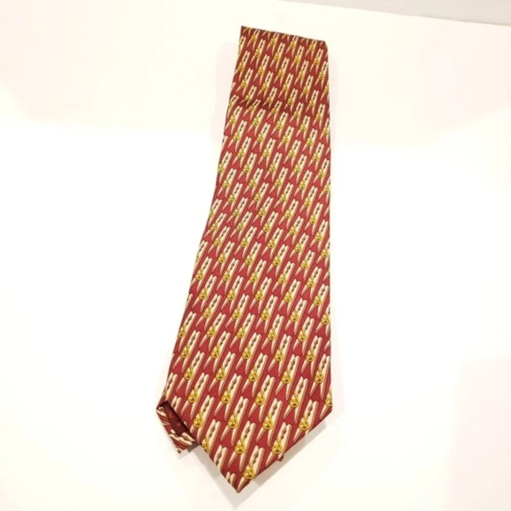 Gucci clothespin mens necktie